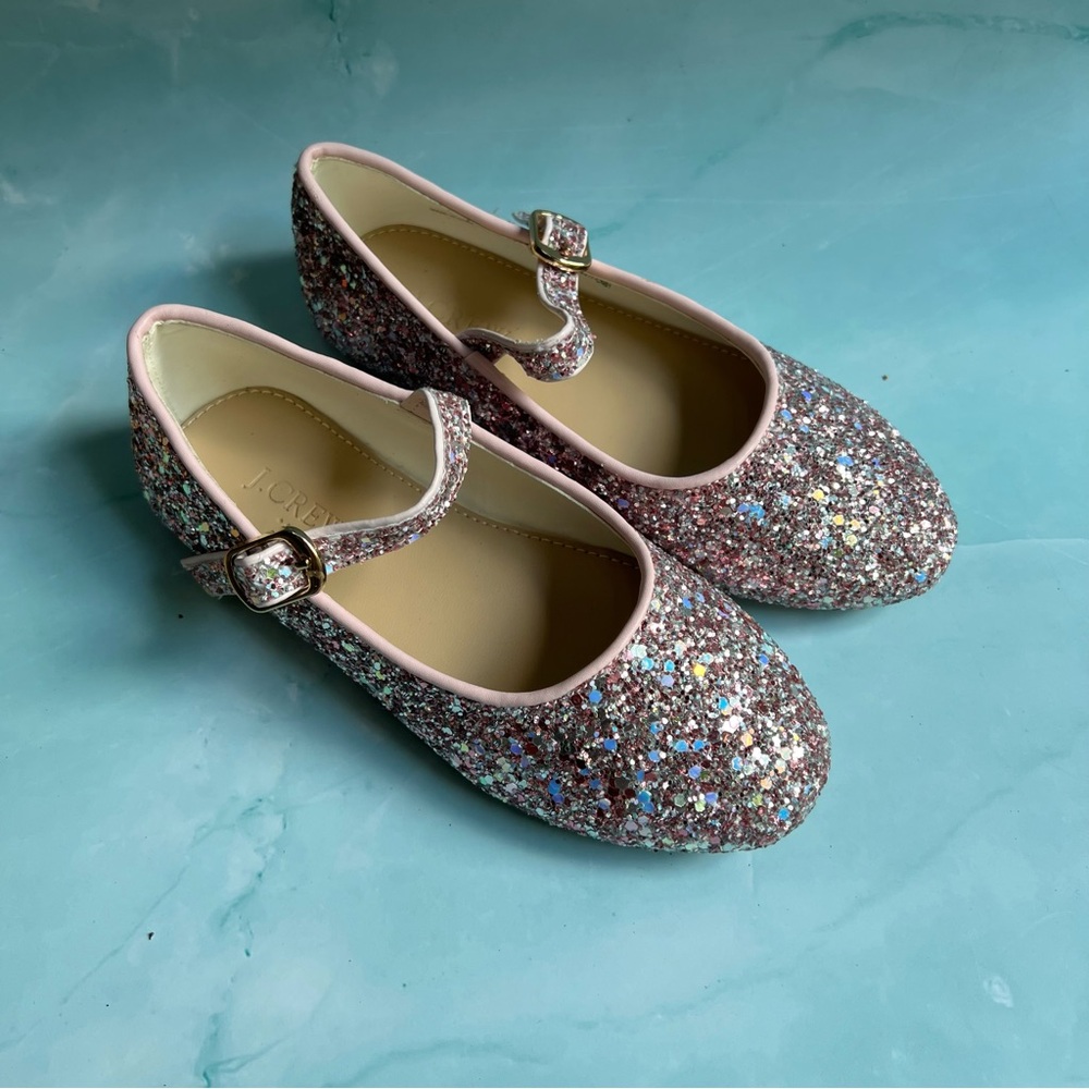 J crew kids Glittery Pink Kids Shoes